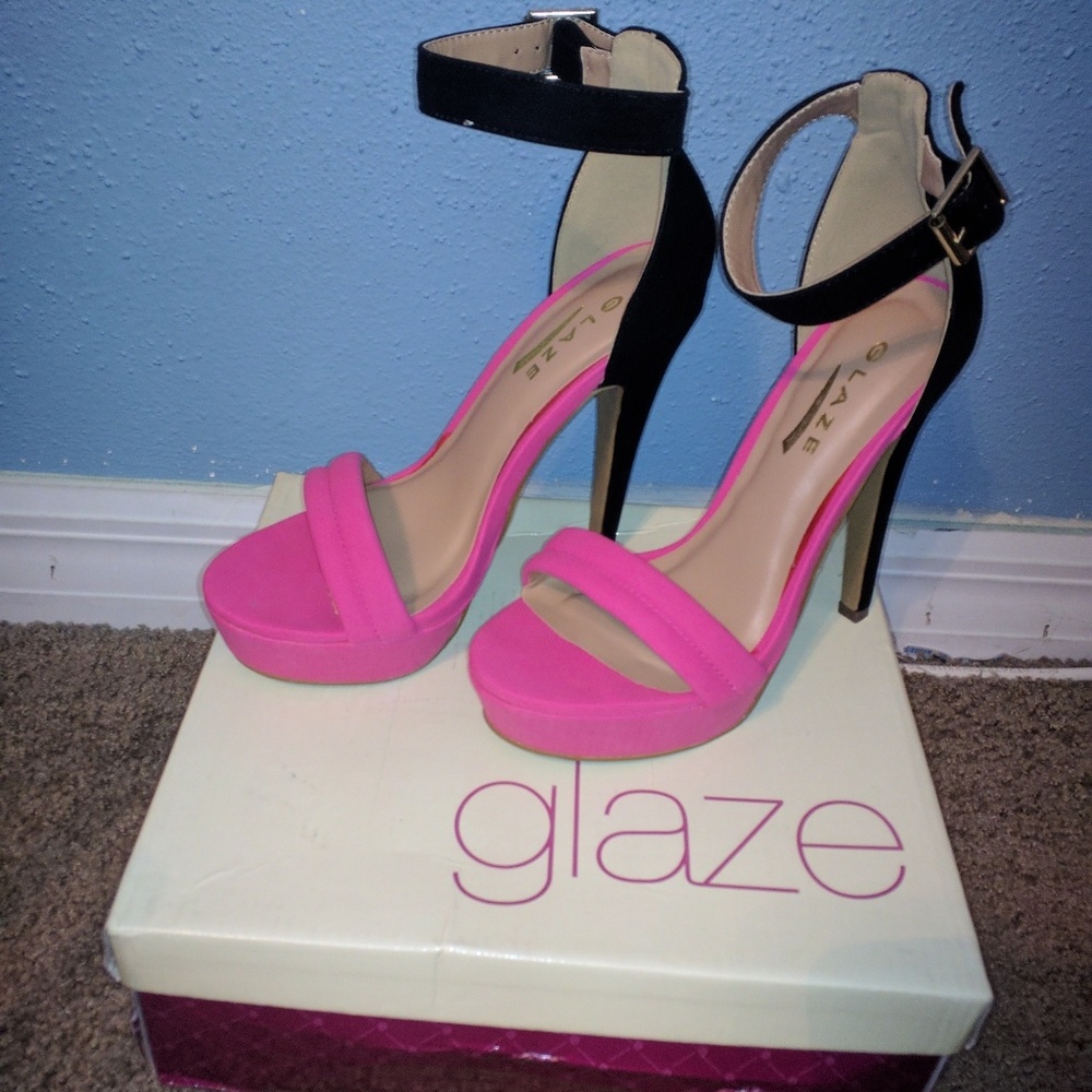 Pink heels